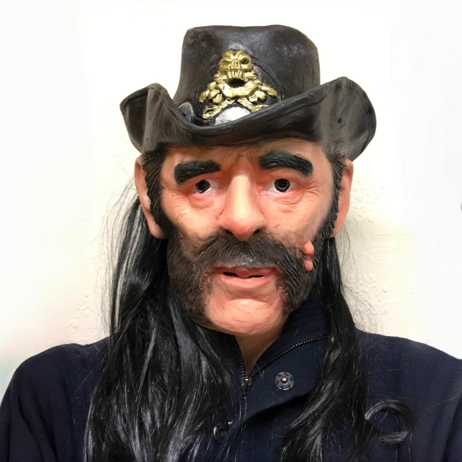 Pieaugušo Lemmy Kilmister slavenības maska ar