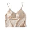 Moerbeizijde Driehoekscup Camisole: Sexy, effen satijnen damesondergoed & bovenkleding bandeau