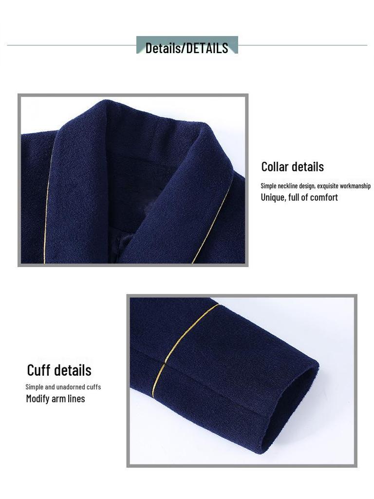 Autumn/Winter Professional Wool Coat for Flight Attendants and Sales Staff