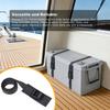 Gear Cams Buckles Straps with Soft Padding Nylon Tie Down Straps for Secure Battery Fastening On Boats Trucks & Trailers