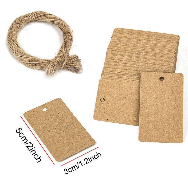 

100 шт./лот подарочные бирки из крафт-бумаги с зубчатым краем для свадебной вечеринки бумажные бирки ценник навесная бирка индивидуальные бирки багажная бирка подарочная карта as picture