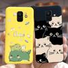 For Samsung Galaxy A6 Plus 2018 Case SM-A605F Cute Dinosaur Cartoon Cover Soft TPU Phone Case For Samsung A6 2018 A600F A6+ Bags
