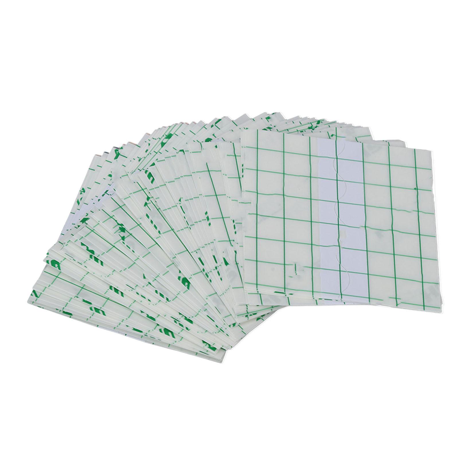 

100 шт. водостойкая клейкая повязка для татуировки портативная прозрачная защитная пленка для татуировки из искусственной кожи для душа 2.8 X 2.8in