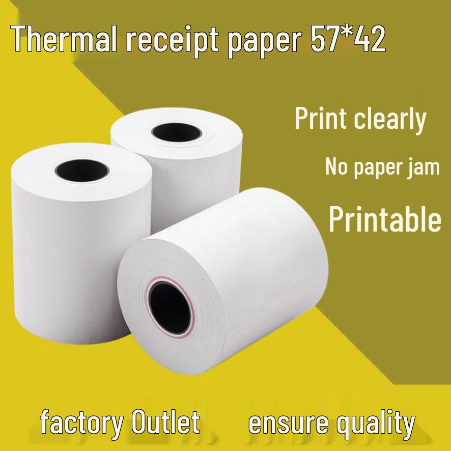48 Rolls HD 57/58mm Thermal Cash Register Receipt Paper 57*42mm