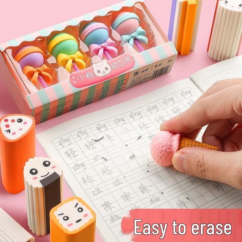 Kreslené ovocné gumy: Čištění bez zanechání stop, Roztomilý dárek pro děti z mateřské a základní školy