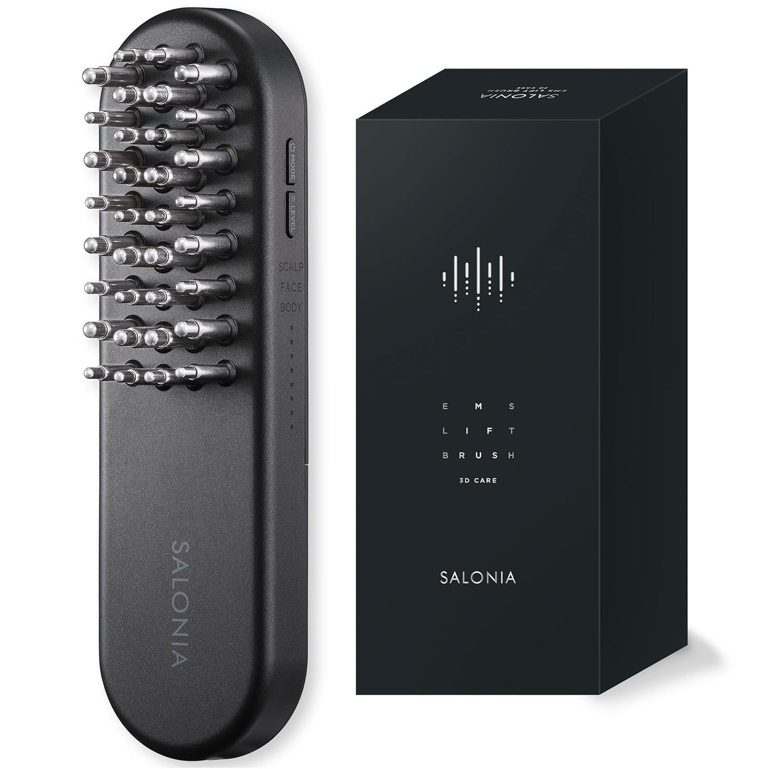 

SALONIA EMS Lift Brush 3D Care Electric Facial Device Scalp Up