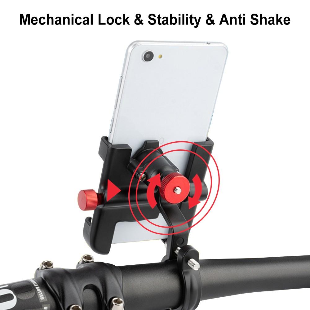 Bicycle Bike Aluminum Alloy Mobile Phone Holder For Handlebar Handle Bar Scooter