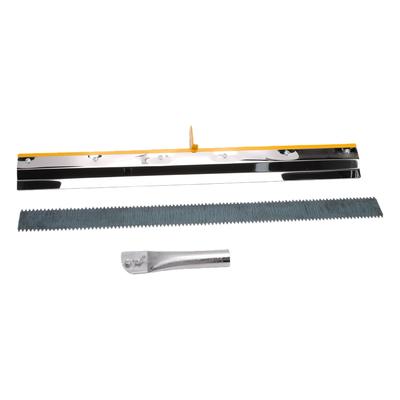 Raclette de Sol Époxy Dentée 22 Pouces Lame Dentée en Acier au Carbone Élevé 0,2 Pouce pour Ciment Auto-nivelant Polyuréthane Époxy
