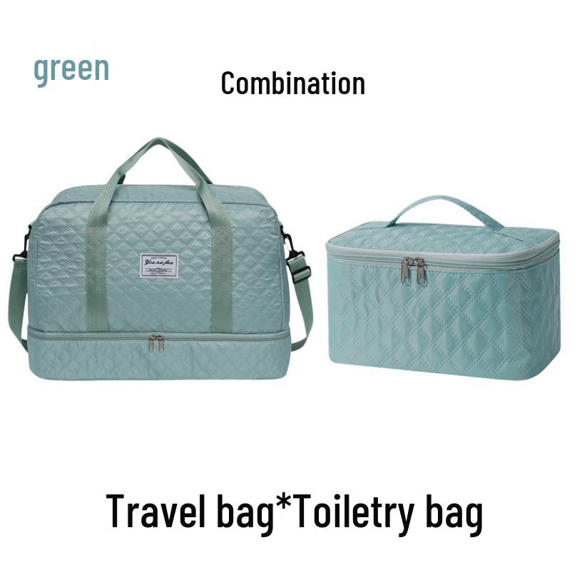 Large Capacity Travel Bag with Wet/Dry Separation for Business Trips, Sports, and Yoga