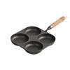 Cast Iron 4-Hole Egg Frying Pan