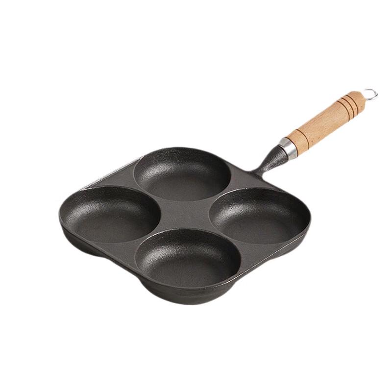Cast Iron 4-Hole Egg Frying Pan