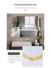 Frameless Aluminum Alloy Glass Bathroom Makeup Mirror
