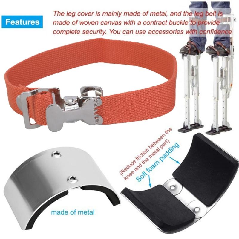 2pcs Adjustable Leg Straps for Drywall Stilts Offering Comfortable and Safety for Ceiling and Wall Painting Tasks