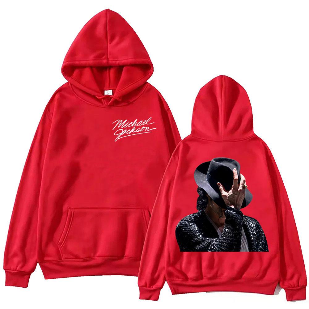 90'S Singer Michajackson Graphic Hoodies Fashion Rock Vintage Hooded Sweatshirts Men Women Casual Fleece Oversized Pullovers