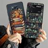 Cartoon Bookshelf Print Case for Xiaomi Poco F8 M5 X3 X4 X5 X7 Pro C50 C75 F3 C61 M3 M4 M7 Pro F1 C71 Funda Phone Cover