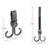 Multi Function Cart Hanger Heavy Duty Shopping Bike Hook for Parents Travel Bag Organizer Stroller Luggage Carrier Accessory