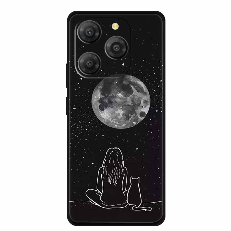 Για θήκη Blackview Shark 9 Shark9 Coque 6.67" Μαύρη Σιλικόνη Μαλακό Πίσω Κάλυμμα Θήκη Για θήκες τηλεφώνου Blackview Shark 9 Αντικραδασμική