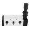 Pneumatic Manual Control Valve 5 Port 2 Position Hand Lever Valve 0~0.8Mpa (4H210-08)