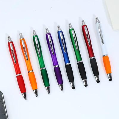Penna a sfera retrattile multicolore personalizzata per uso in ufficio e in conferenza