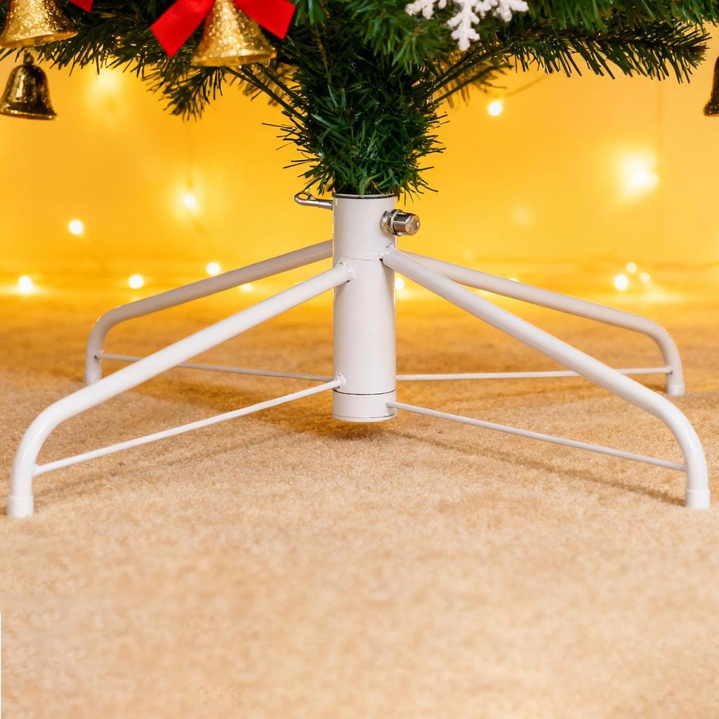 Christmas Tree Stand Christmas Artificial Tree Metal Stand Base Decorative Display Replacement Holder for Lawn Garden Bedroom
