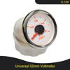 Boat Truck Universal 52mm 8-16V 18-32V Voltmeter Voltage Volt Gauge with 8 Colors Backlight for Motorcycle Vehicle Car