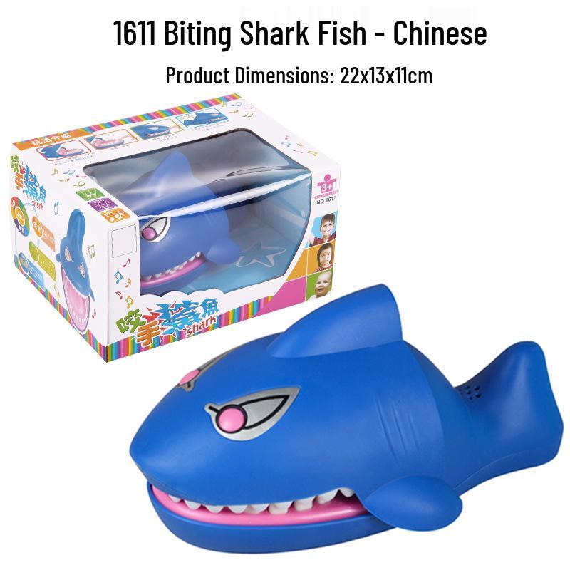 Kids' Prank Toys: Crocodile, Shark, Hippo, Dinosaur, Dog Bite Finger Challenge Game