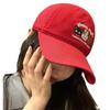 Cute Embroidered Baseball Cap For Women Summer Sun Protection Adjustable Cotton Hat