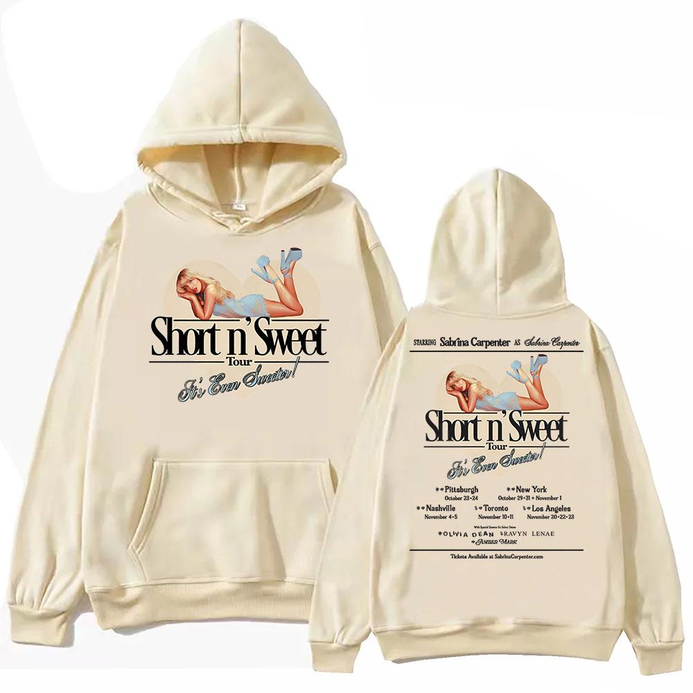 Sabrina Carpenter Tour Hoodie Unisex Harajuku Pullover Tops Long Sleeve Hoodies Fans Gift