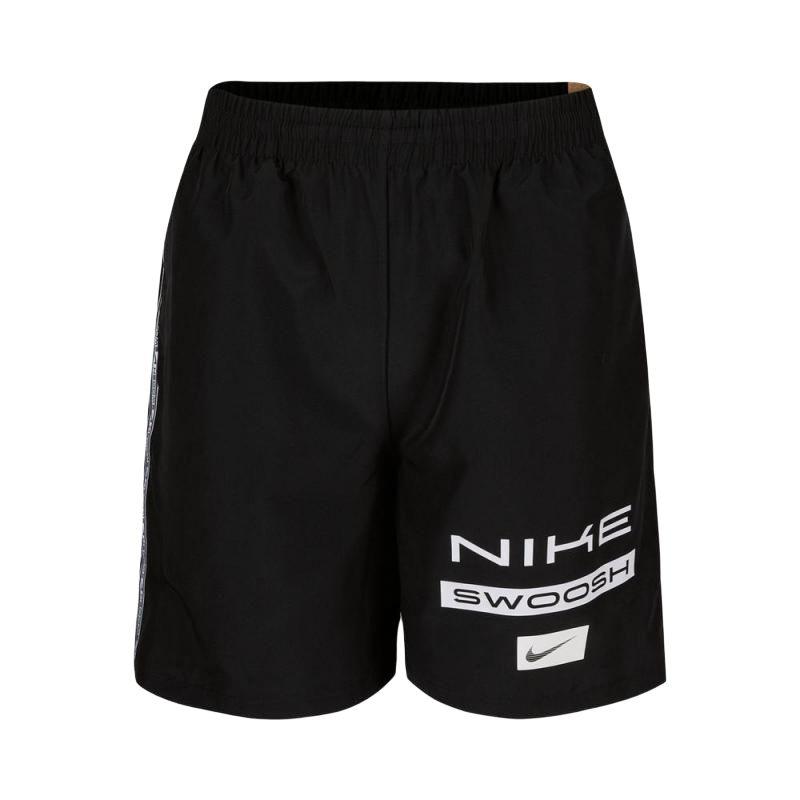 Nike Swoosh SS25 Fashion Comfortable Simple Versatile Shorts Men Shorts Black HJ3801-010 S