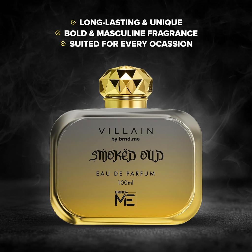 Smoked Oud Luxury Perfume for Men Long Lasting Eau De Parfum 100 ml