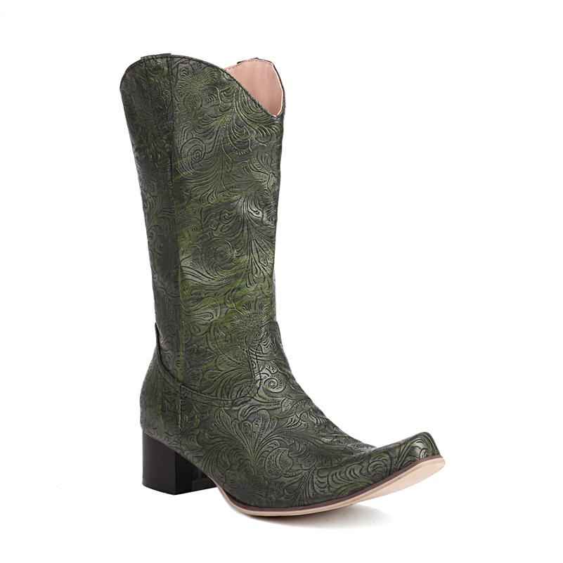 

Жіночі ботильйони з квадратним носком на товстому середньому каблуці, лаконічні західні короткі черевики, жіноче модне взуття, осінь, зима, чорно-коричневі 46 39 армія зелений колір