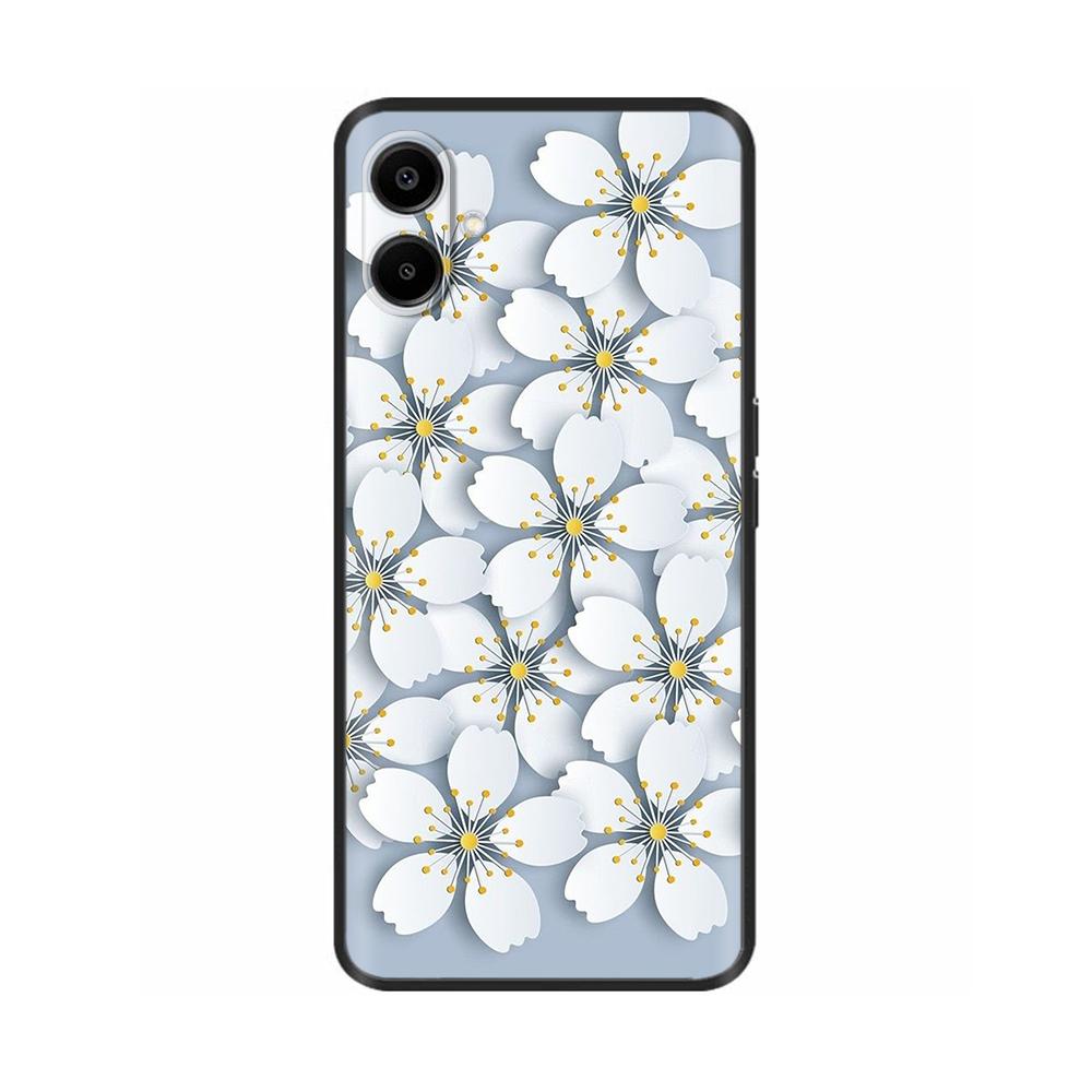 For Samsung Galaxy A06 Case Luxury Black Silicone Painted For Samsung Galaxy A06 SM-A065F Cases Bumper TPU Phone Protector Cover