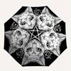 Cats Mandala Themed Eight Rib Automatic Folding Umbrella Is Suitable for Both Men and Women, Making It A Perfect Christmas and Valentine's D