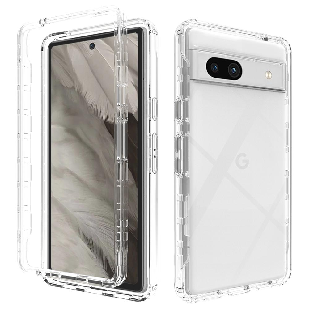 

Градиентный чехол для телефона Google Pixel 7a, защитный чехол из ТПУ+ПК, устойчивый к падениям Transparent