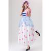 Cosplay Halloween adult costume, anime cartoon image pink polka dot princess cosplay performance costume shepherd girl