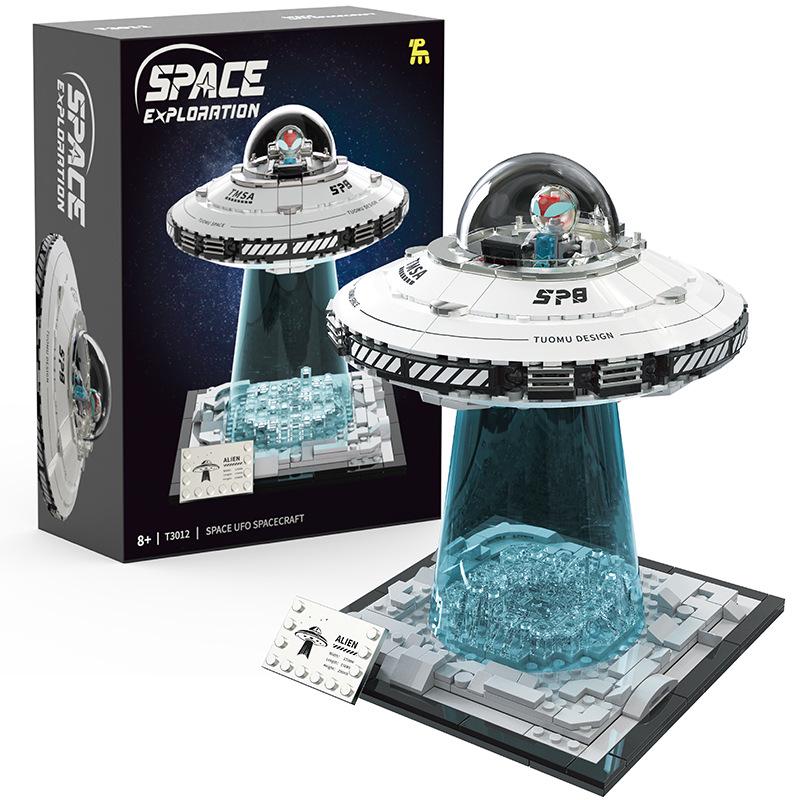 T3012 Space Series: UFO Spaceship Building Blocks for Boys