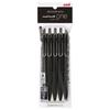 Mitsubishi Pencil Gel Ballpoint Pen Uniball One 0.38 Black Black Axis 5 Pack UMNS385PBK.24