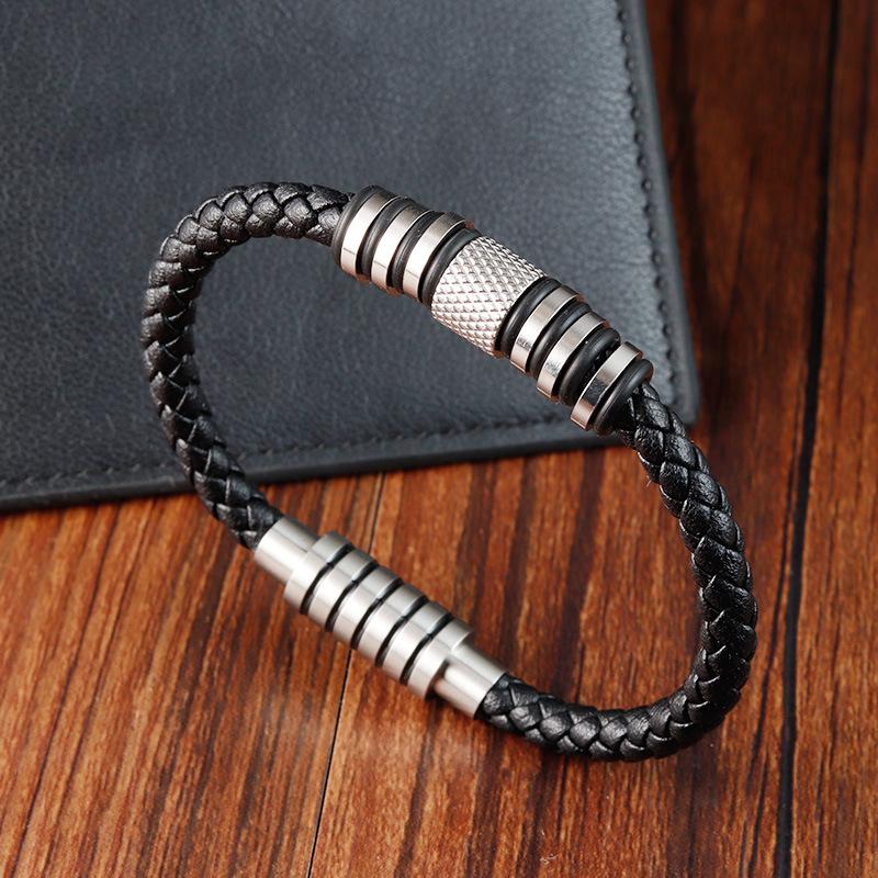 Europe, America, Accessories Fashion Retro Men's Leather Bracelet, Personalized Weaving, Bracelet Accessories 2026
