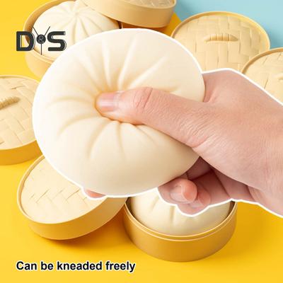 Leichtes Squeeze-Fidget-Spielzeug, frei geknetet, lustige Dampfbrötchen, Squeeze-Fidget-Spielzeug