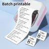 Bluetooth Mini Thermal Label Printer: Portable Inkless for Home & Office
