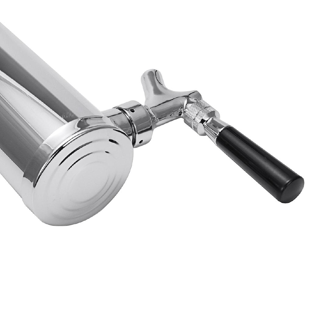 201 Stainless Steel Beer Dispenser Summer Juice Beer Draft Single Dispenser Faucet Tap Drinking Tower Bar Tools SIlver Barware Beer Keg SIlver