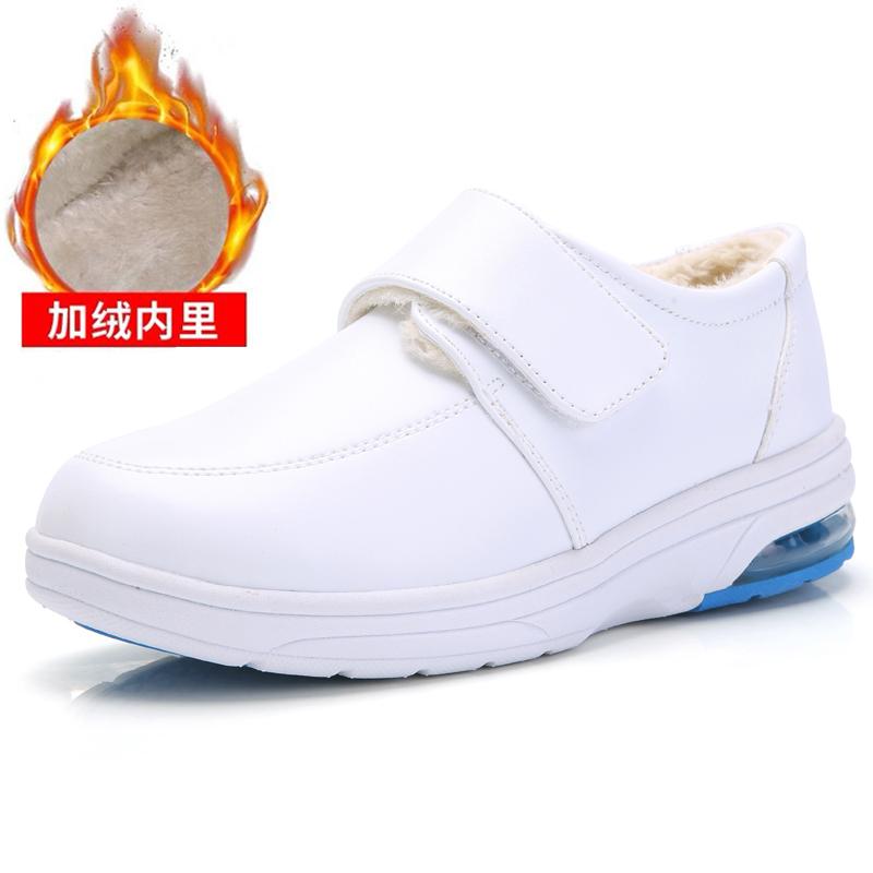Shoes air cushion soft sole autumn and winter breathable not tired feet thick sole velvet medical care warm cotton shoes