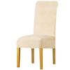 Velvet Chair Cover for Household Chair Cover Skin-friendly Silver Fox Velvet Chair Cover Hotel Restaurant Dining Chair Cover