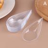 10Pcs Transparent Mini Appetizer Plates Ice Cream Cup Plastic Fruit Candy Cake Jelly Yogurt Mousse Dessert Container Pastry Tool