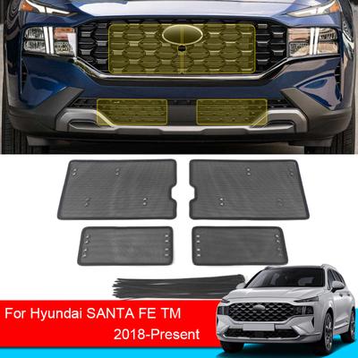 Auto Insect-proof Luchtinlaat Bescherming Cover Airin Insert Net Vent Racing Grill Filter Voor Hyundai Santa FE TM 2018-2025