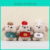 Cute Chef Dog Plush Pendant Cartoon Toy For Stylish Accessory And Keychain Use