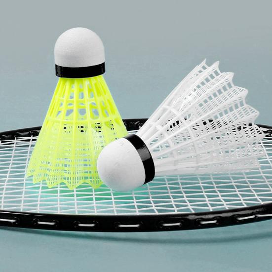 12 ks Badmintonové míčky Živé barvy Opakovaně použitelné Lehké Přenosné Tréninkový Badminton pro Děti Zábava