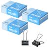 Plus Double Clip Air Karu Extra Small Black 60 Pieces (20 Pieces X 3 Boxes) 35-558 X 3