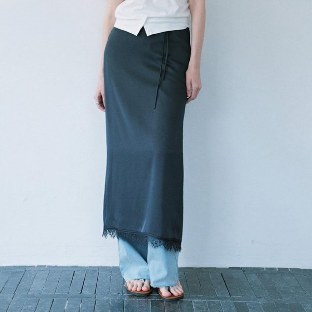 On On Lace Maxi Skirt New6ms412