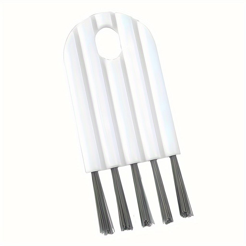 Multi-Purpose Cleaning Brush for Keyboards, Cups Bottles - Ergonomic White Plastic Gap Cleaner with Curled Cover Brush, Suitable for Bedrooms, Kitchen